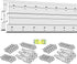 Muzison Z Clips 41" 2 Pack - French Cleat Picture Hanger Heavy Duty