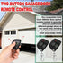 Kingdder 2 Pcs 10 Dip Switch Garage Door Remote - Two Button Garage Remote Compatible with Multicode 300mhz 3089 3060