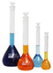 Vee Gee Scientific 202GK-004 Class A Volumetric Flask Glassware Kit, Pack of 4