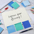 Sticky Notes 3 x 3 Inch Coastal Colors, Self Stick Pads, Blue Color Notepads, 100 Sheets/pad (6)