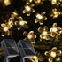 Vruxuri 2 Pack Total 52FT 120 LED Solar String Lights Outdoor Waterproof Flower