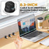 VieHome 8 Pack w/360 Magnetic Cable Management Clips - Ideal Cord Holder for Nightstand, Desk, Charger Holder - Phone