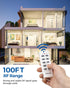 Wireless Remote Control Outlet, Multi-Plug Outlet with 3 Outlets and 3 USB Ports, 100FT RF Range, Programmable