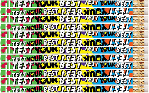 Express Pencils D2476 Test Your Best, 36 Qty Package of Motivational Pencils