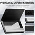Padike Business Card Holder Case Professional PU Leather & Stainless Steel Multi Wallet Credit Card ID Case for Men &