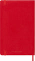 Moleskine Classic Notebook, Soft Cover, Large Ruled/Lined, Scarlet Red, 5" x 8.25", 192 Pages