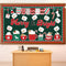 Winter Bulletin Board Decorations Merry Christmas Cutouts, Hot Cocoa Set for Holiday Classroom Decor