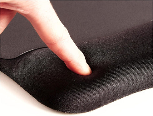 Fellowes (9176501) Memory Foam Mouse Pad/Wrist Rest- Black