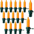 Bulk 60 Pcs Christmas LED Replacement Bulbs, Mini Christmas Tree Light Bulbs for Decorations (Orange)