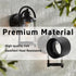 Klyeola 4Pcs 55mm*40mm E26 E27 Light Socket Shade Rings, Metal Lamp Shade Collar Rings for Medium-Base Ceramic