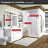 Design House Bathroom Hardware Accessories, Polished Chrome and White Robe Hook