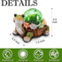 Solar Turtle Garden Statue Lights for Outdoor Decor with Succulent and LED Lighting - Lawn Decoration Resin Tortoise