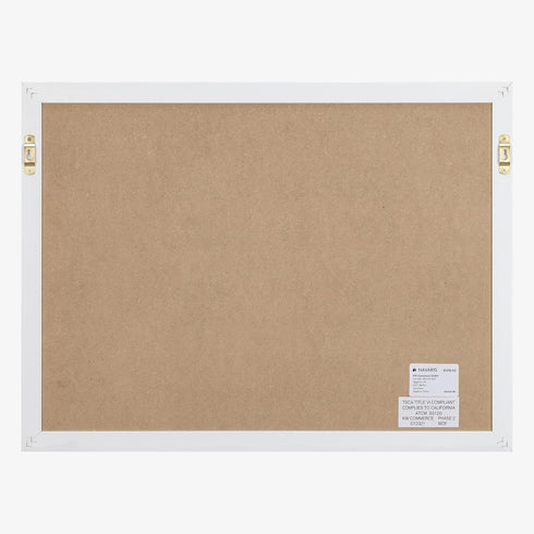 Navaris Framed Fabric Bulletin Board - 18 x 24 inches Plush Jewelry Organizer Pinboard for Wall