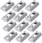 12-Pack 3030 Series Roll-in Spring M6 T Nut, Roll Ball Elastic Nuts for 8mm T-Slot Aluminum Extrusion Profile
