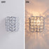 Modern Chrome Crystal Wall Sconces, Elegant Bathroom Vanity Wall Light Fixtures for Living Room Bedroom Bathroom