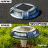 4 40 (1 Pack) SIEDiNLAR Solar Driveway Lights Outdoor Modes LEDs Deck Driveway Markers Marine Dock Light Waterproof