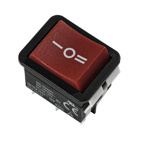 HQRP On-Off-On Power Switch, Compatible with KEDU HY12-9-5, Grizzly G4015Z Combo Lathe Power Tools