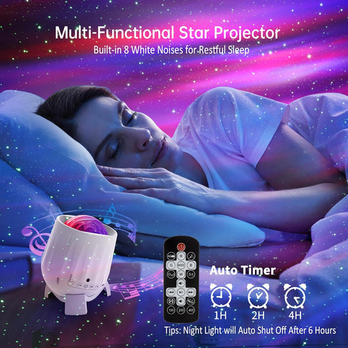 TWElvetooo Northern Lights Projector, Aurora Star Night Light Projector for Teen Boys Girls Gifts, Star Projector