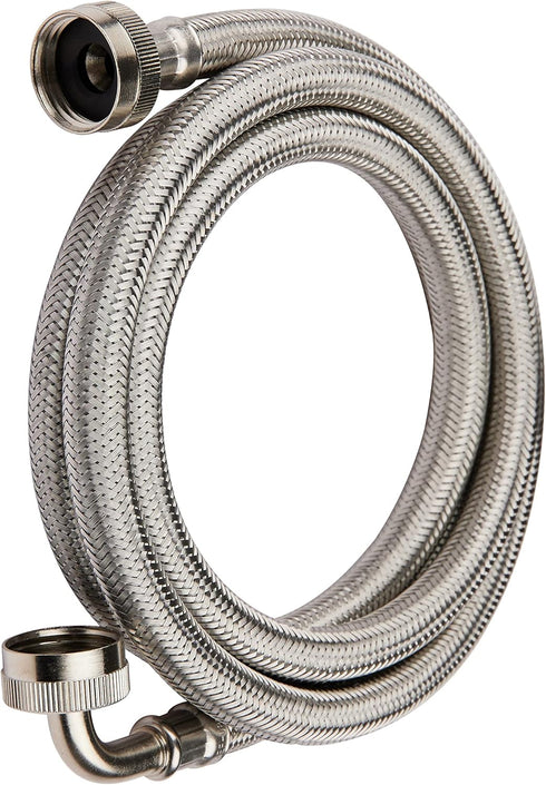 EFIELD Premium Washing Machine Hose, 6 Feet with 90 Degree Elbow, Burst Proof Water Supply Line