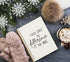 Never Forget The Difference You Make Notebook, Inspirational Journal for Work, 5.5x8.3 (beige)