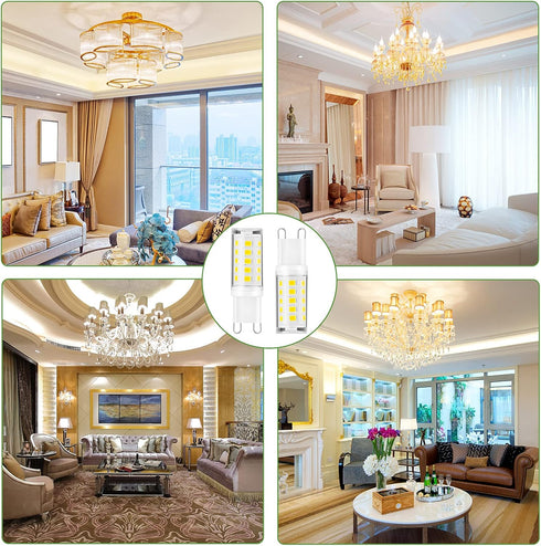 G9 Bulbs, 3W, 300Lm 30W Bulbs Bulbs, Dimmable (Pack 5) (3000K Led Light Halogen Equivalent, Energy Saving Led