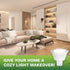 Bioluz LED 5 Pack MR16 LED Bulb, Dimmable 50W Halogen Replacement, 7w 3000K, 12v AC/DC, UL Listed