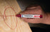 Markal 200 Lumber Crayon, Economical Wax Based Marker, 1/2" Hex, 4-5/8" Length, Red (Pack of 12)