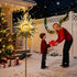 TAKE ME Sun Solar Lights Outdoor Waterproof Metal Garden Stakes for Patio Yard Walkway LawnPatio Mothers Gifts Mom Wife