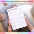 A5) Mental Health Journal Planner | Daily Gratitude, Self Care, Intentions, Affirmations and Nutrition (Rainbow