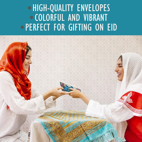 exciting Lives set 10 Eid Envelops of - Money Envelopes Eid Gifts Cards Holders for Ramadan Eid Al-Fitr Gifts Greeting