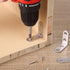 40 Pack 160 1.5"x1.5", Bates- L Brackets for Wood, with pcs Screws, Stainless Steel, L Brackets for Shelves, Corner