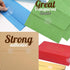 Performore Crystal Clear Transparent 1" Round Stickers, Self Adhesive Envelope Tab Sealer, 1000 Stickers Per Roll