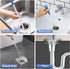 Flexible Extra Long Drain Brush, 61 inch Pipe Cleaner and 17.7 inch Sink Unblocker Brush, Double Ended