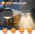 Warm White Solar Fence Lights, Waterproof LED Step Lights for Wall, Yard, Pool, Stairs, 4 * 1.68 * 1.57in, 2 Pack