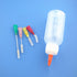 6Pcs Syringe Bottle with 15Pcs Dispensing Needles and 12Pcs Cap (30ml+50ml)