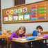 Outus 36 Pcs Writing Strategy Bulletin Board Poster Set with Alphabet Cutouts and Sentence Starters for Classroom Decor