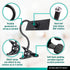 Modtek 1 Pack) Clip-On Rear View Mirror for PC Monitors or Anywhere by (HD Clip on Mirror
