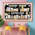 74pcs Set Spring Bulletin Board Decorations Flower Bookshelf Bulletin Board Amazing Things Happen Here Paper Cutouts