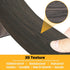 2.4 inch 15ft GSCIT Club Black Walnut Wallpaper, X Self Adhesive Wood Grain Repair Tape Walnut Repair Patch for Tables