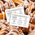 Lashicorn 30 4x6 Cinnamon Roll Care Instruction Storage Cards | pk Tan Minimalist Bakery Customer Sourdough Bread