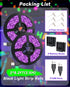 16.4FT 300LEDs Black Light Strip with USB Plug + Battery Box, Adhesive Blacklight Fixture, Battery & USB Operated