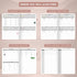 Clever Fox Budget Planner, Expense Tracker Notebook, Monthly Budgeting Organizer, A5 in Rose Gold
