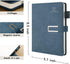 Ruled Journal Notebook, Hardcover Magnetic Clasp Cover, Personal Professional Lined Notebooks, Medium 5.7 x 8.3 inches,