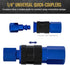 Master Elite Series 12 Piece Industrial I/M Type Plug Fittings Set with 1/4" NPT Female Threads for Pneumatic Tools