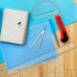 CNTVO 3 12 Inch Set Pcs Plastic Ruler, Clear Protractor and Compasses for Student Geometry, Durable Transparent Drawing