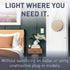 Legrand radiant NTL873LACC6 15 Amp Combination Adjustable LED Night Light, 3-Way Decorator Rocker Switch, Light Almond