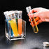 50 PCS Clear Plastic Test Tubes, 40ml with Screw Caps for Science Party, Gumball Candy, Bath Salts, 0.98 x 5.5 inch