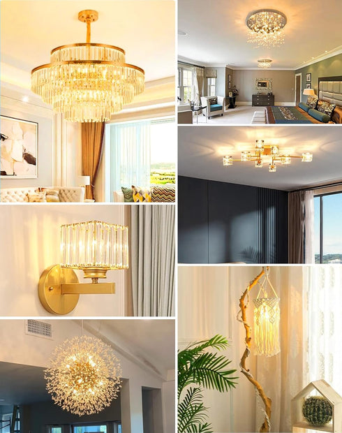G9 Bulb Non-Dimmable 3W (40W 2700K 12 Pack BAOMING LED Equivalent) Soft Warm White, No Flicker, Energy Saving, Plastic