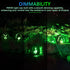 2 Pack PAR38 Green Flood Lights Outdoor, Dimmable 20W (Equivalent to 200W), E26 Base Green LED Light