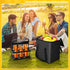 6 Reusable Cup Drink Carrier with Handle and Insulated Bag for Hot and Cold Drink/Food, Foldable Plastic Cup Holder